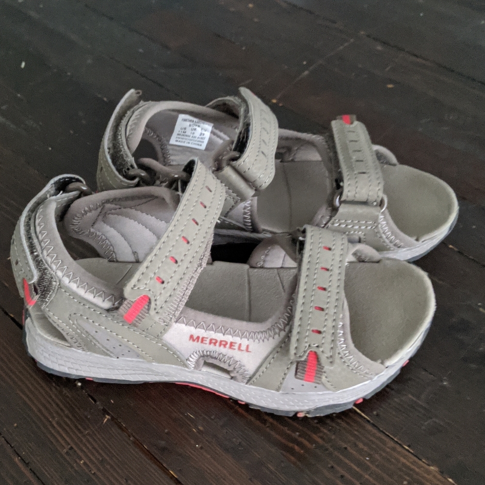 Merrell panther sandal 2.0 boys toddler 11 gray